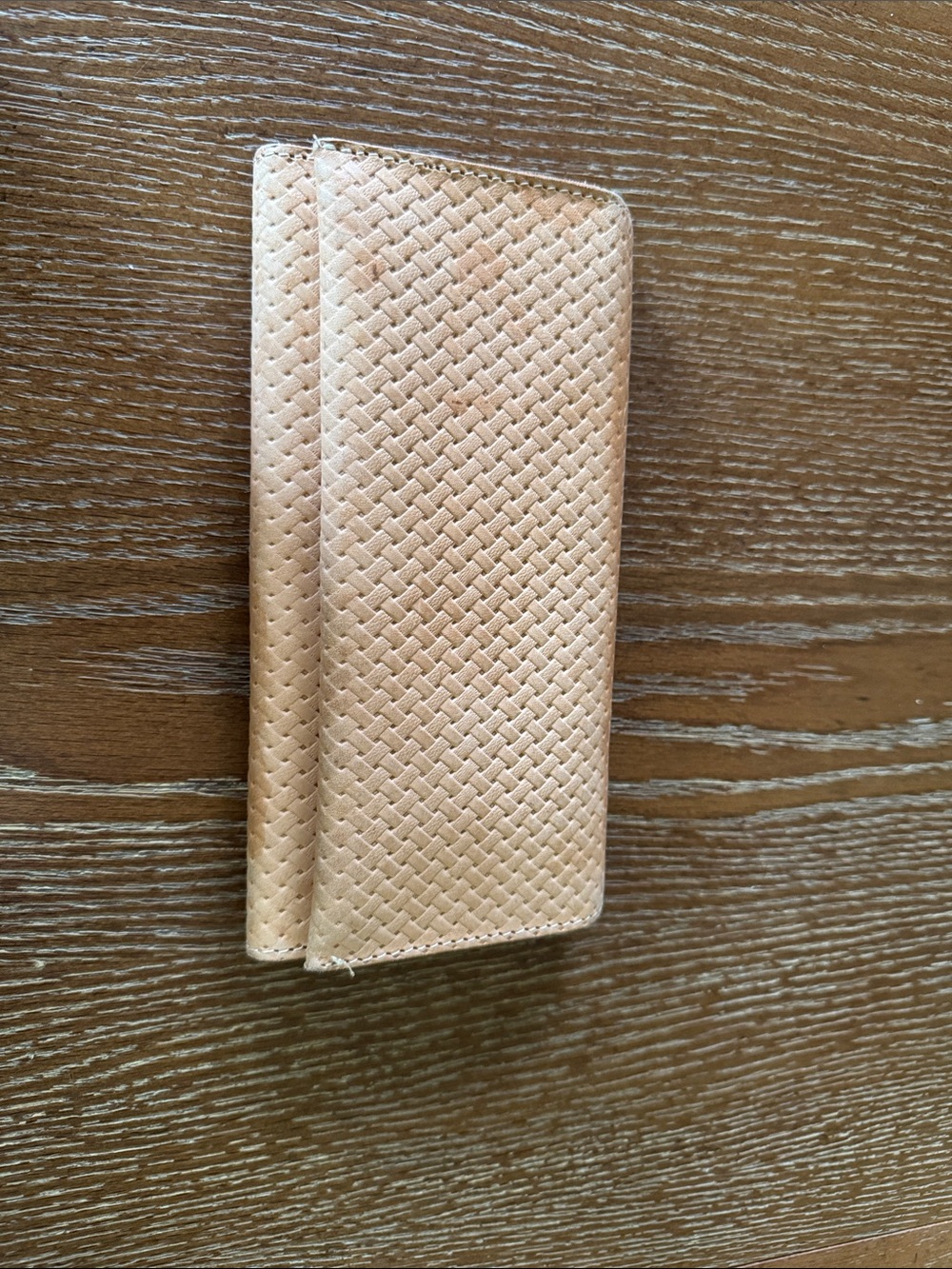 ABLE vachetta wallet in tan